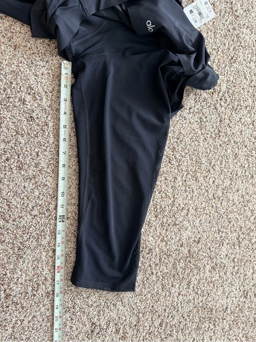 ALO Mesh Front Runner 2 In 1 Short Black Medium NWT